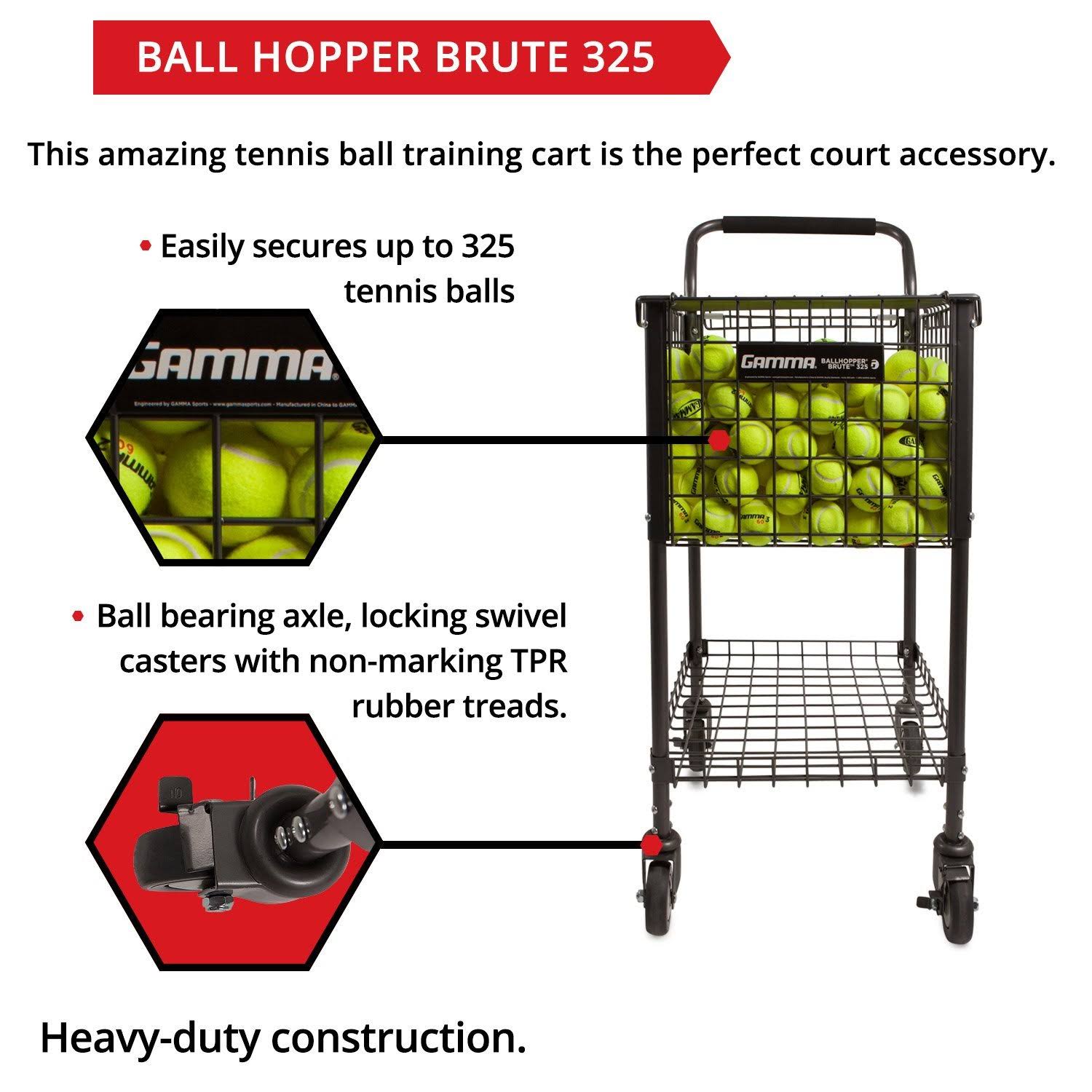 Gamma Ballhopper Brute Teaching Cart 325