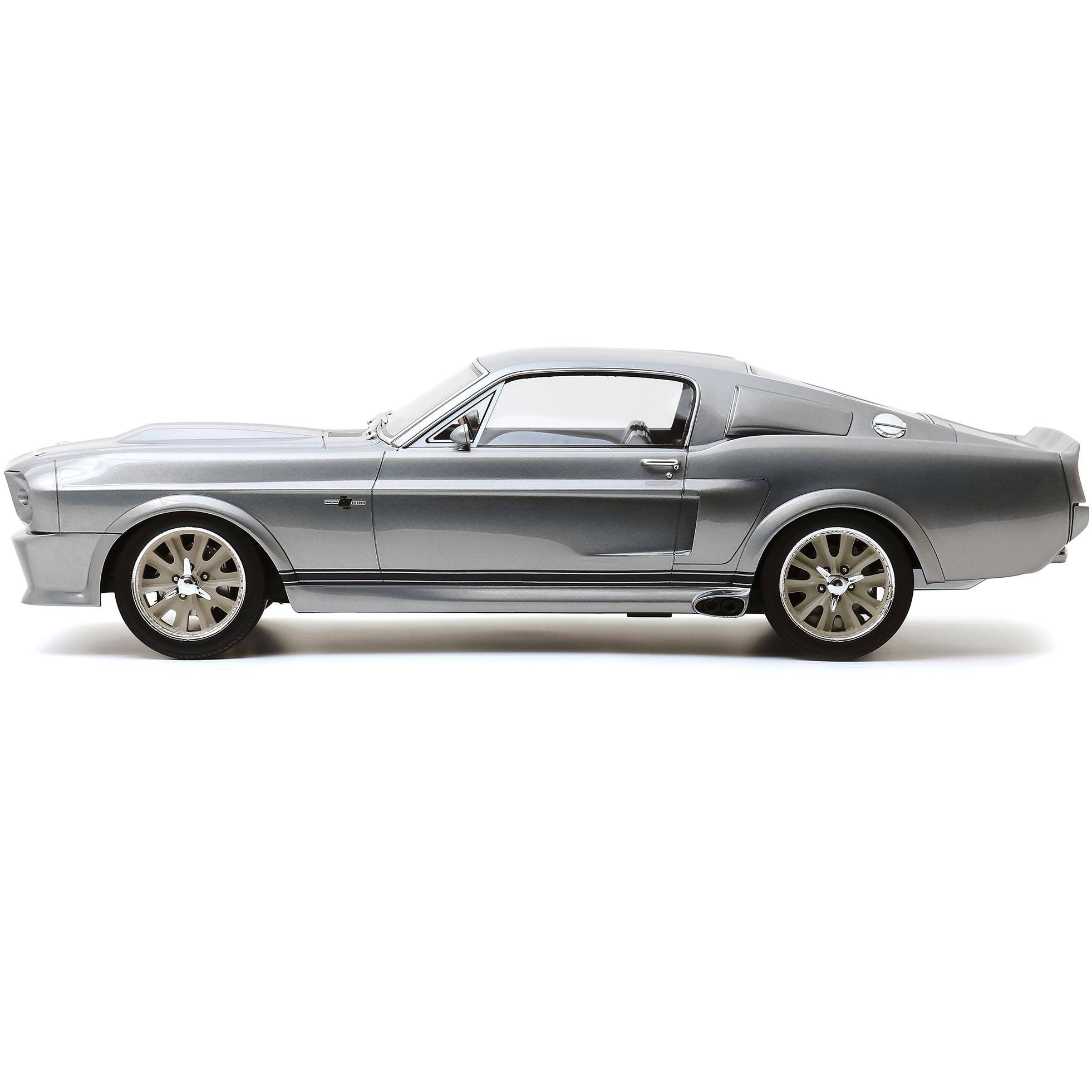 1967 Ford Mustang Custom Eleanor Silver with Black Stripes Gone in 60 Seconds (2000) Movie 1/12 Model Car by Greenlight
