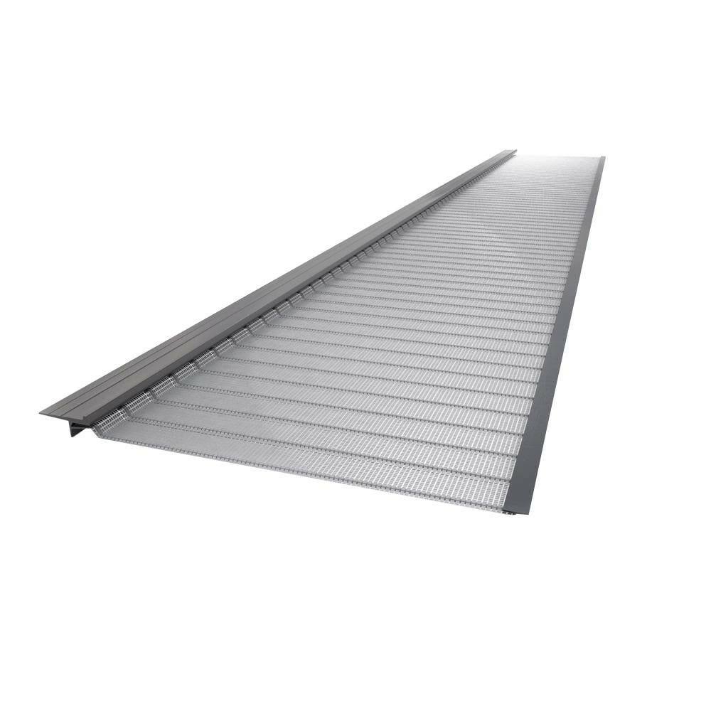 Gutter Guard by Gutterglove THDX40 4 ft. L x 6 in. W Stainless Steel Micro-Mesh Gutter Guard (10-Pack)