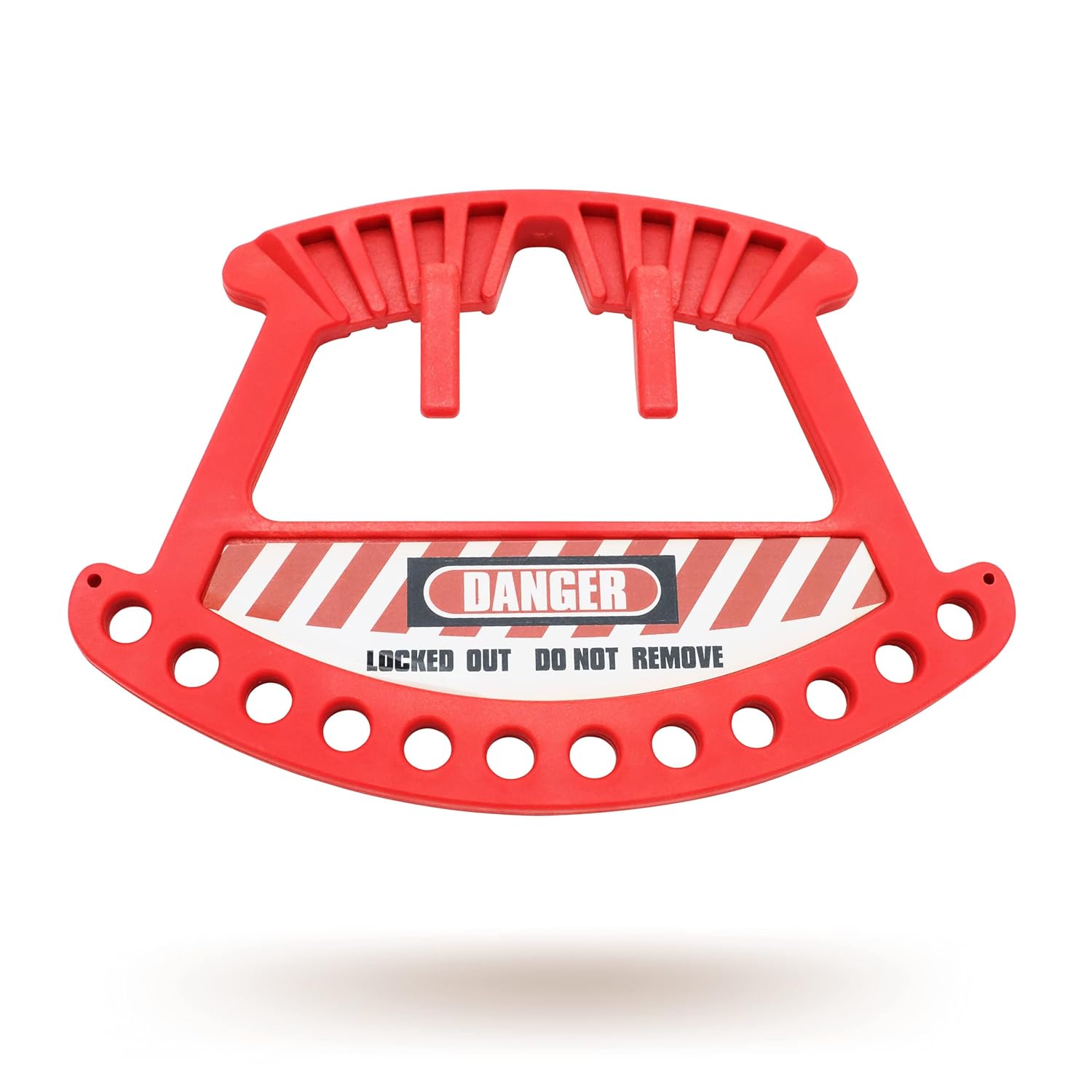 TRADESAFE Portable Lockout Locks Station - Lockout Tagout Locks Rack, Loto Device, Fits 12 Loto Padlocks, No Safety Padlocks Included