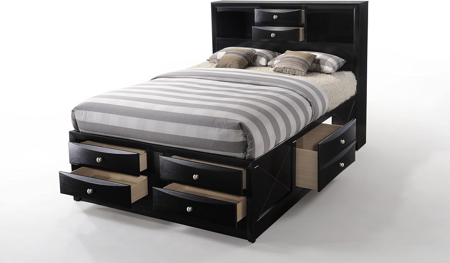 ACME FURNITURE AC-21606EK Bed, Eastern King, Black