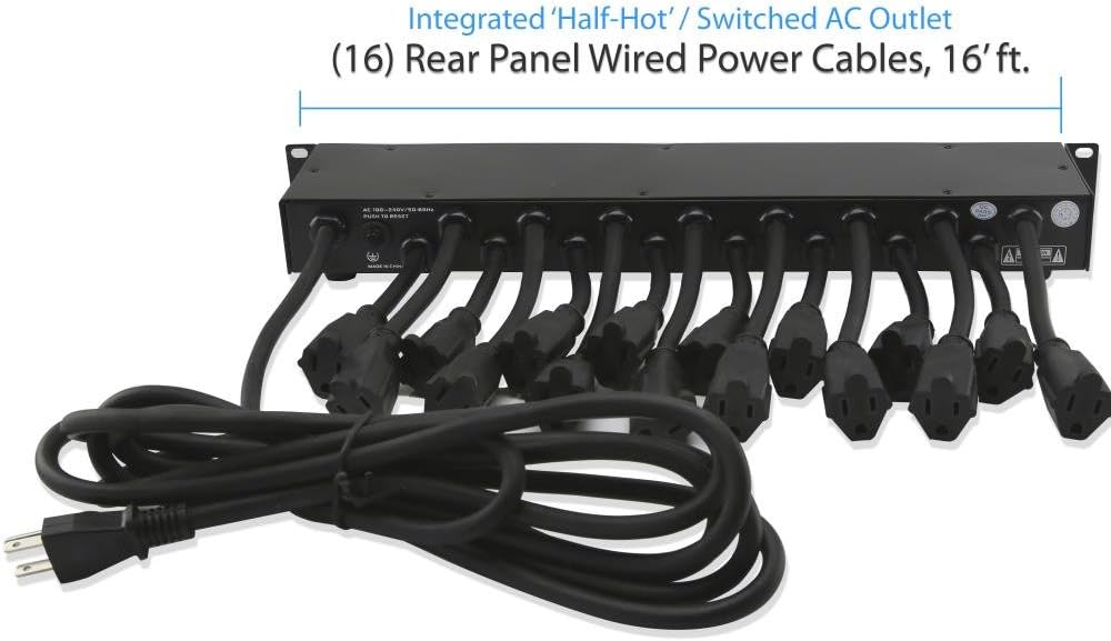 Pyle 19 Outlet 1U 19