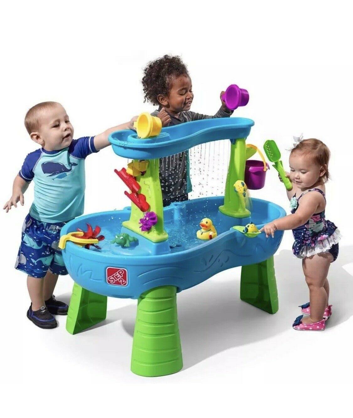 Step2 Rain Showers Splash Pond Water Table with 13-Pc Accessory Set