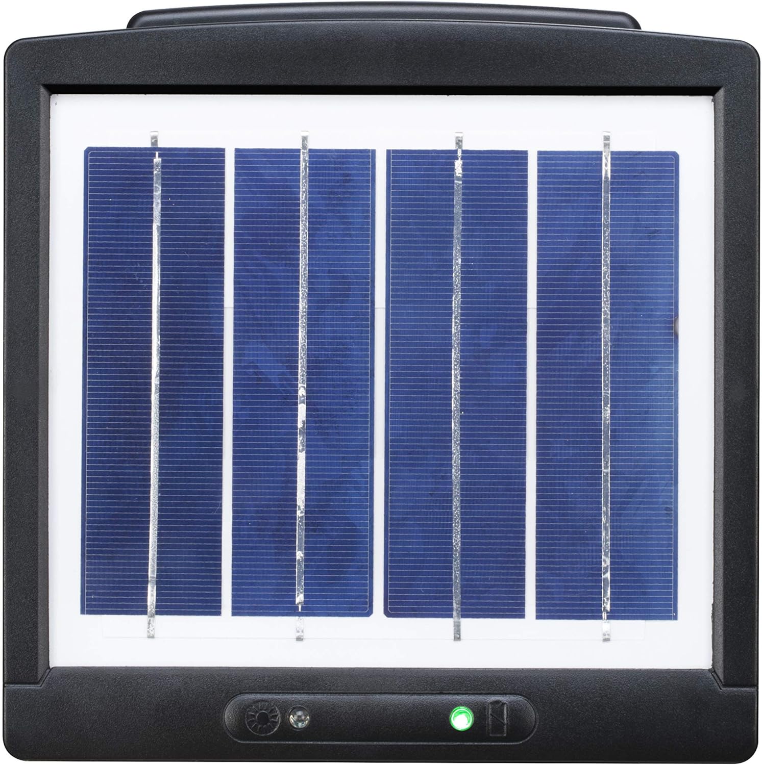 Solar AA & AAA Rechargeable Batteries Charger for 1.2V NiMH NiCD & 9V Battery with 2Watt Solar Panel Portable Backup for 1.2V Ni-MH Ni-CD Household Battery( No Battery Included)