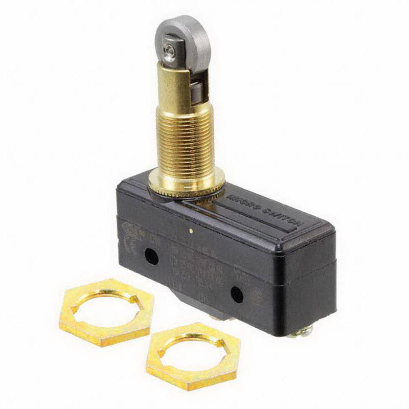 Micro Switch BZ-2RQ18T Standard Basic SWITCH; 15 Amp, 250 Volt, SPDT, Overtravel Plunger Actuator
