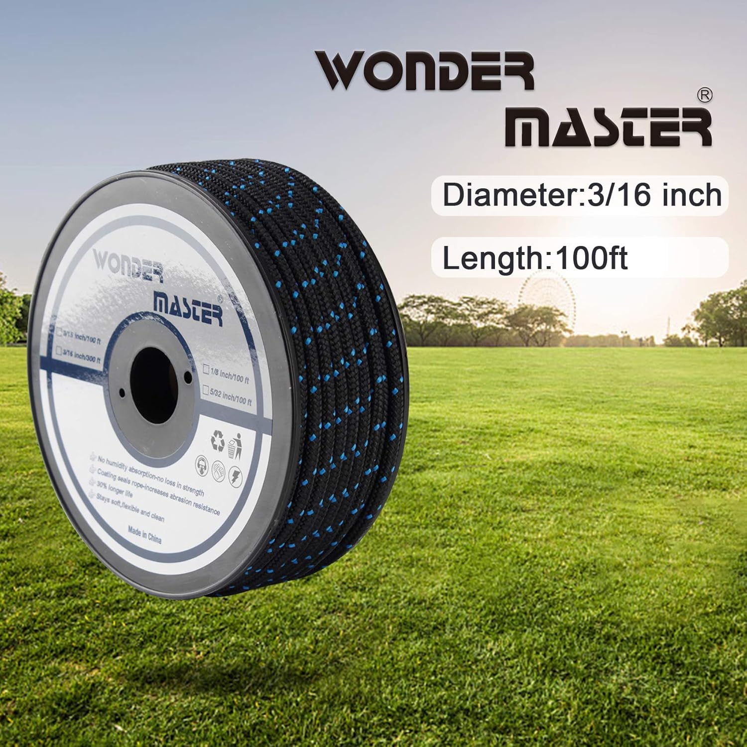 146-927 True Blue Starter Rope, 100-Feet Pack of 2