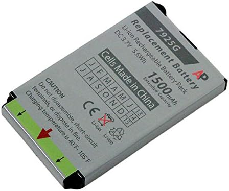 Artisan Power Replacement Battery for Cisco 7925G and 7926G Phones. Extended Capacity, 1500 mAh Pack of 2