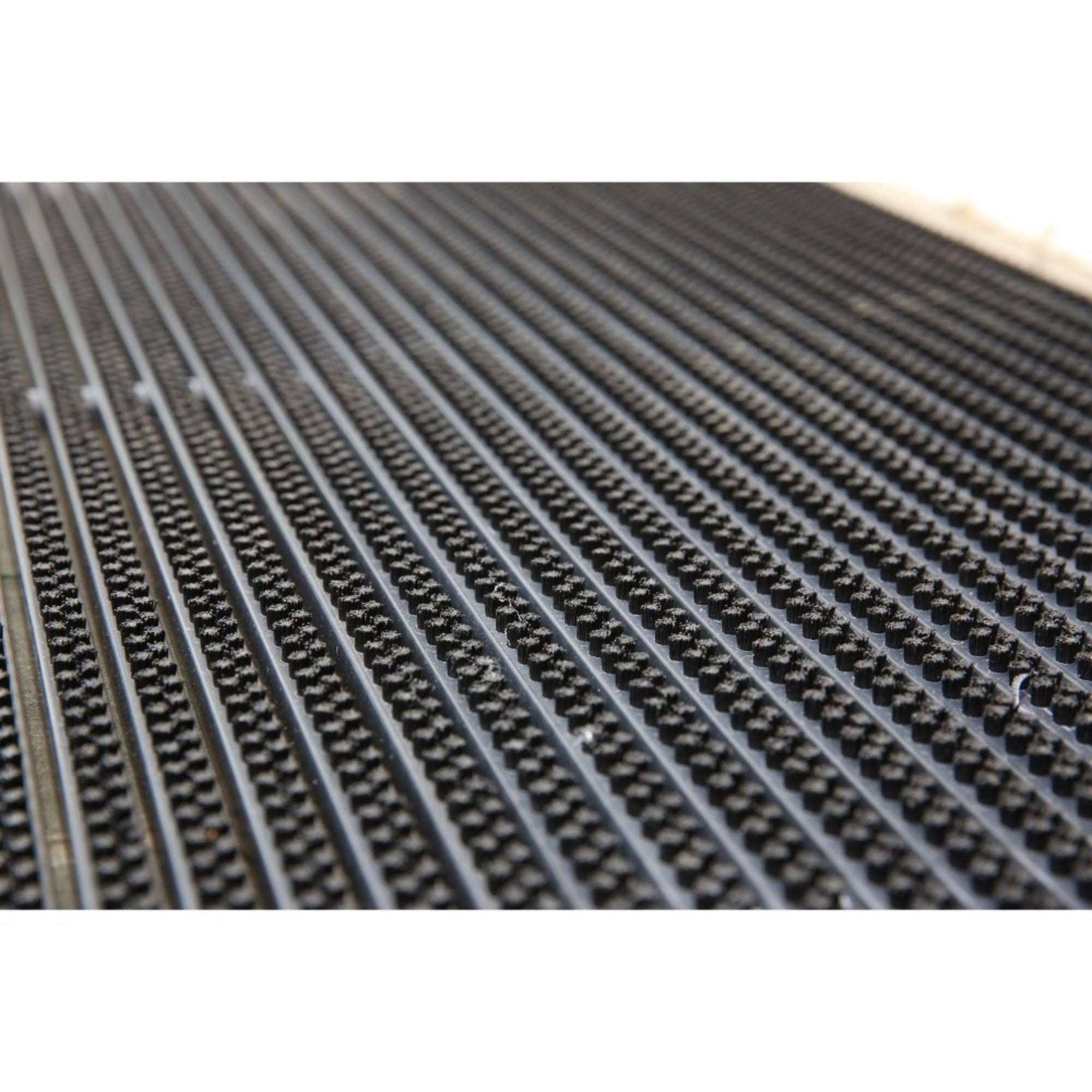 Mats Inc. World&s Best Ultimate Outdoor Bristle Entrance Mat - Black, 2& x 3&