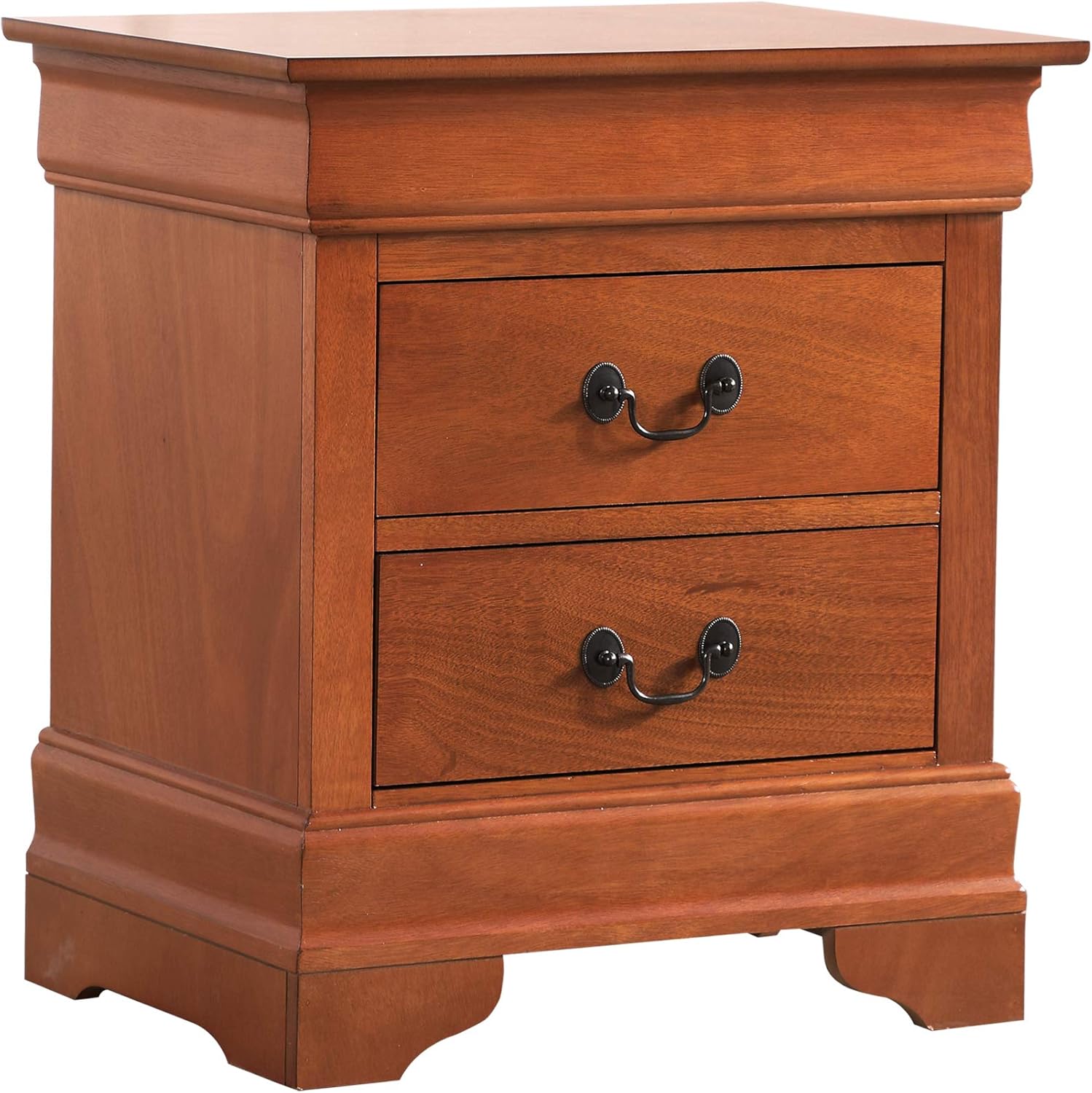 Glory Furniture Louis Phillipe , Black Nightstand, 24