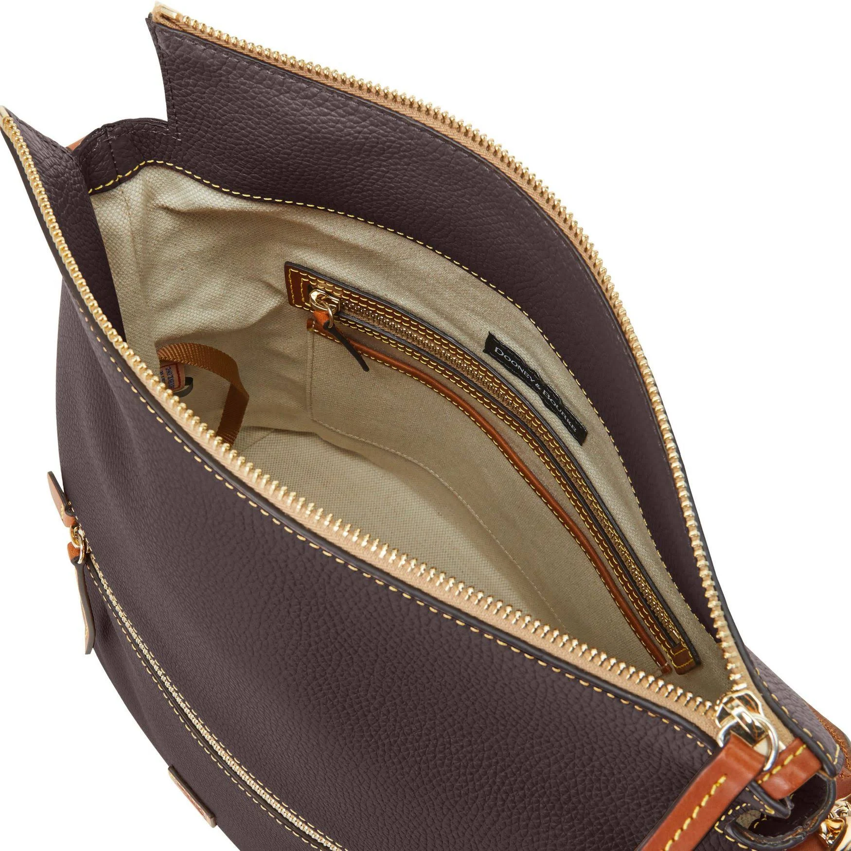Dooney u0026 Bourke Brown TMO Pebble Large Sac