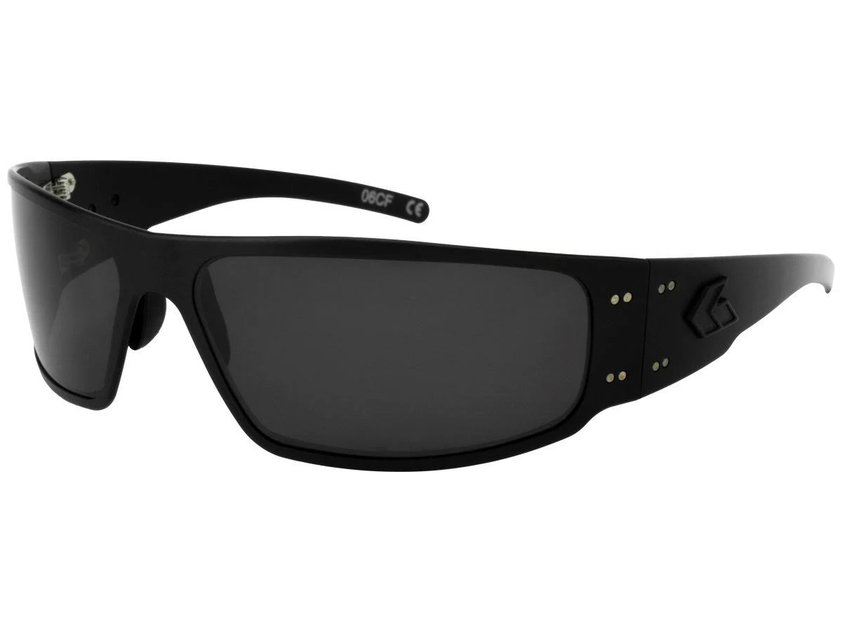 Gatorz Magnum 2.0 Asian Fit Blackout Frame with Smoked Polarized Lens