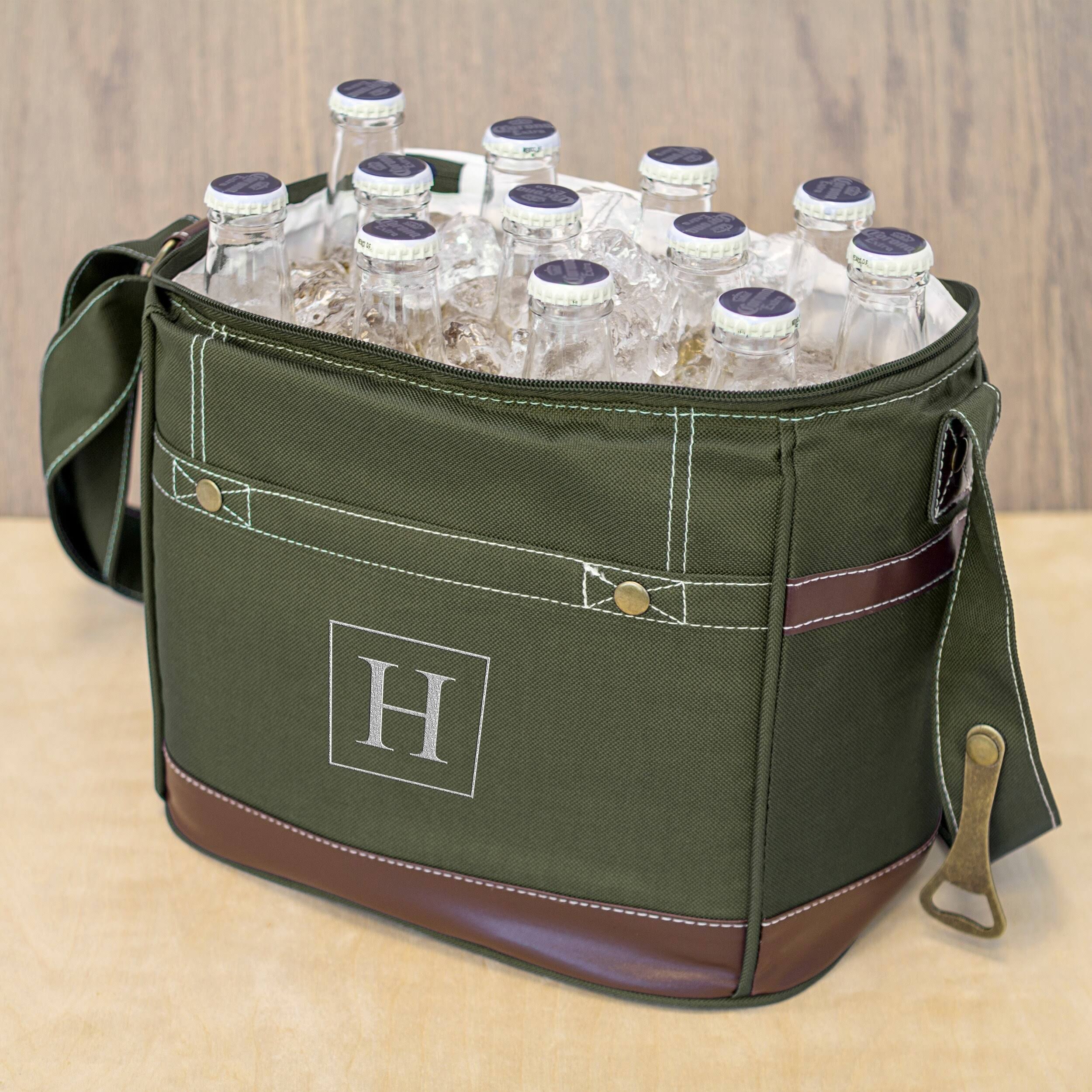 Cathy&s Concepts Personalized Green 12-Pack Craft Beer Bottle Cooler