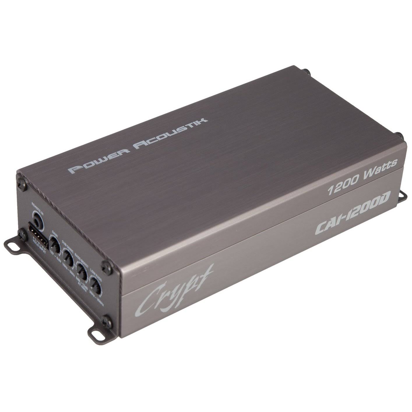 Power Acoustik CRYPT Series CA1-1200D Class D Mono Car Amplifier - 1200W