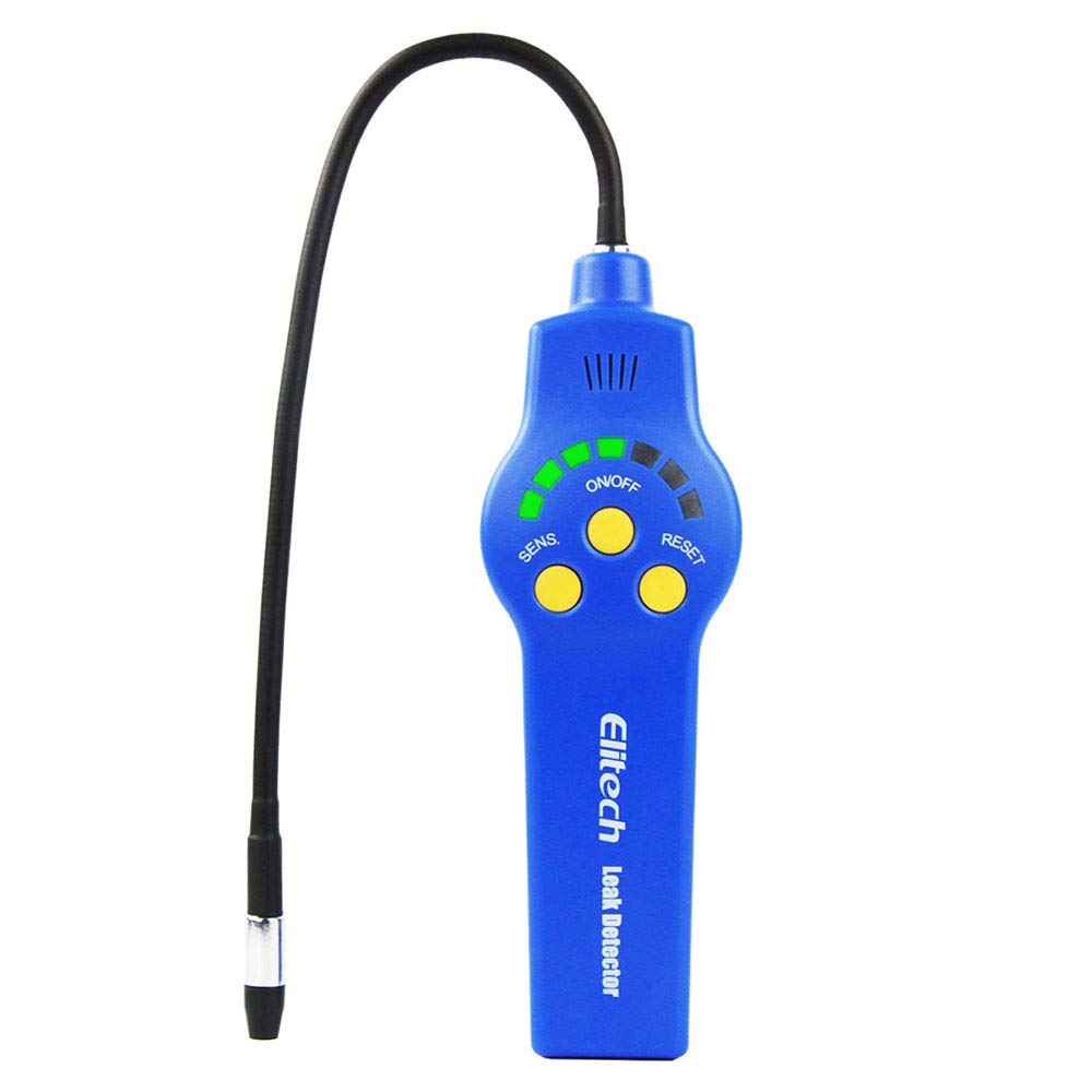 Elitech HLD-200 HVAC Refrigerant Leak Detector AC Sniffer Automotive Halogen Gas Tester