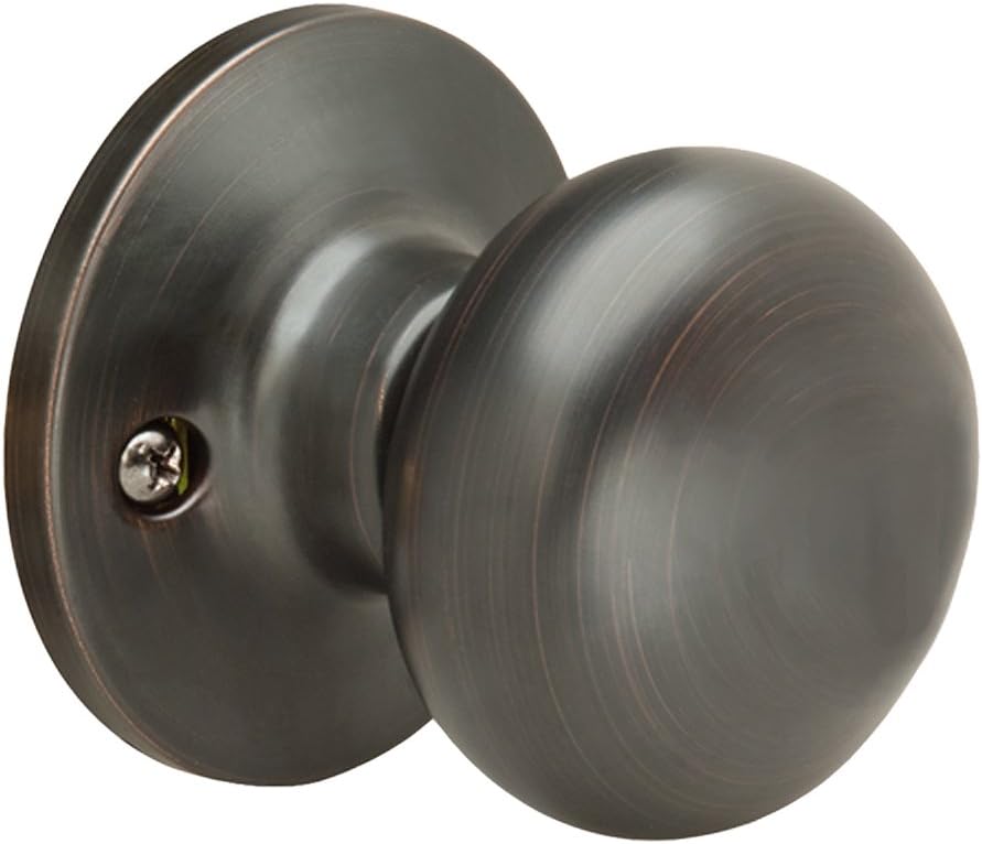 Yale Edge Sinclair Knob in Oil Rubbed Bronze - Passage Pack of 2