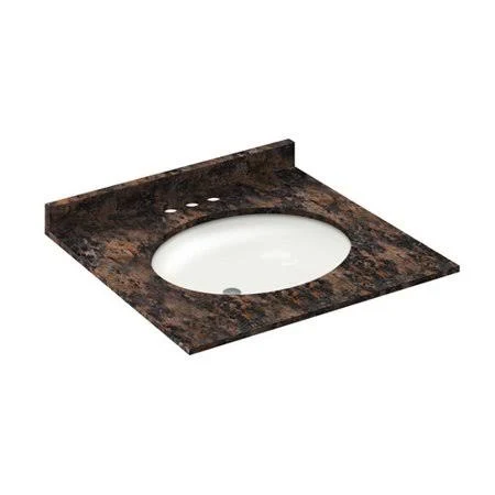 LessCare Vanity Top with Back Splash LGB25224