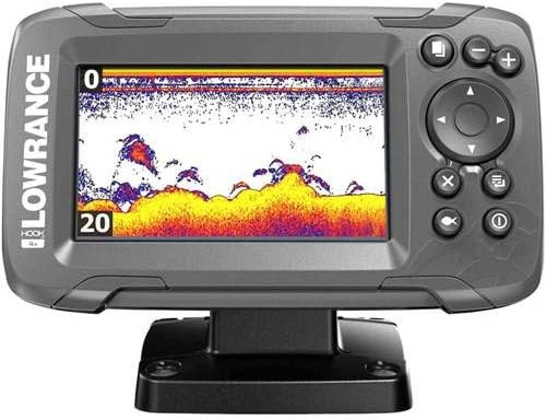 Lowrance Hook² Ice Fishing and All-Season Pack with Hook² 4X Fish Finder, Two Transducers, Battery, Charger and Carry Case