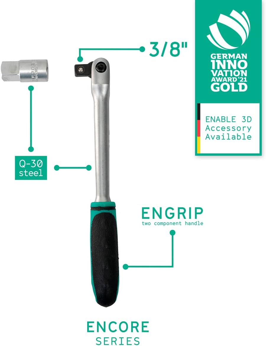 Oil drain plugs set 17 pcs. for oil drain plugs incl. handle 3/8