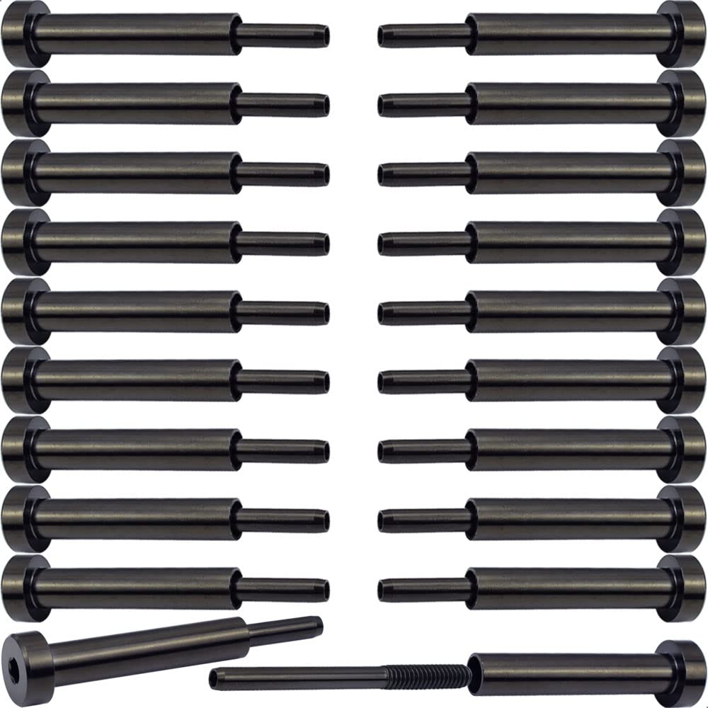 Saiksa Black Cable Railing Hardware, Steel Cable Railing Kit for 1/8