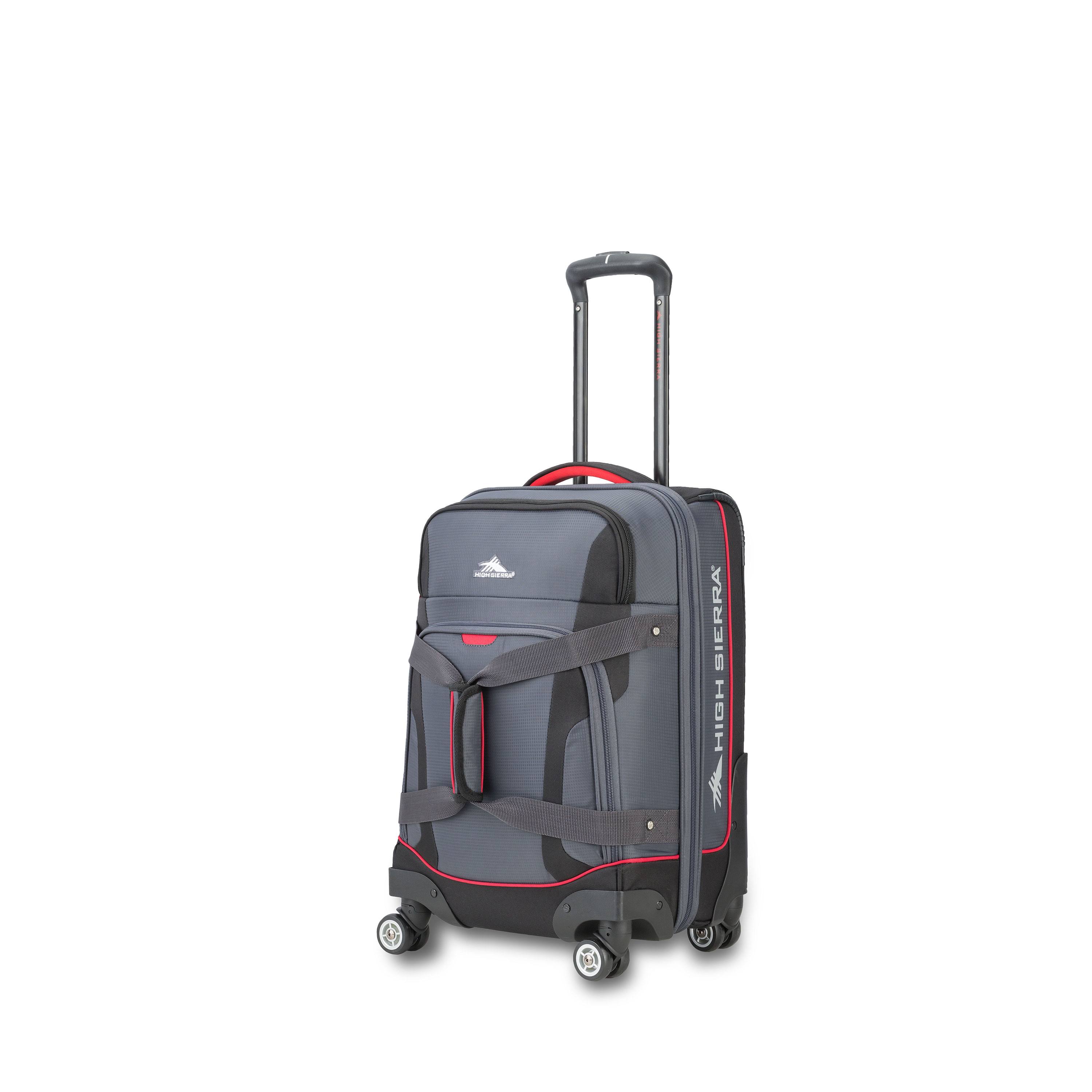 High Sierra Cermak 21x22 Carry-On Spinner (Mercury/Black/Crimson)