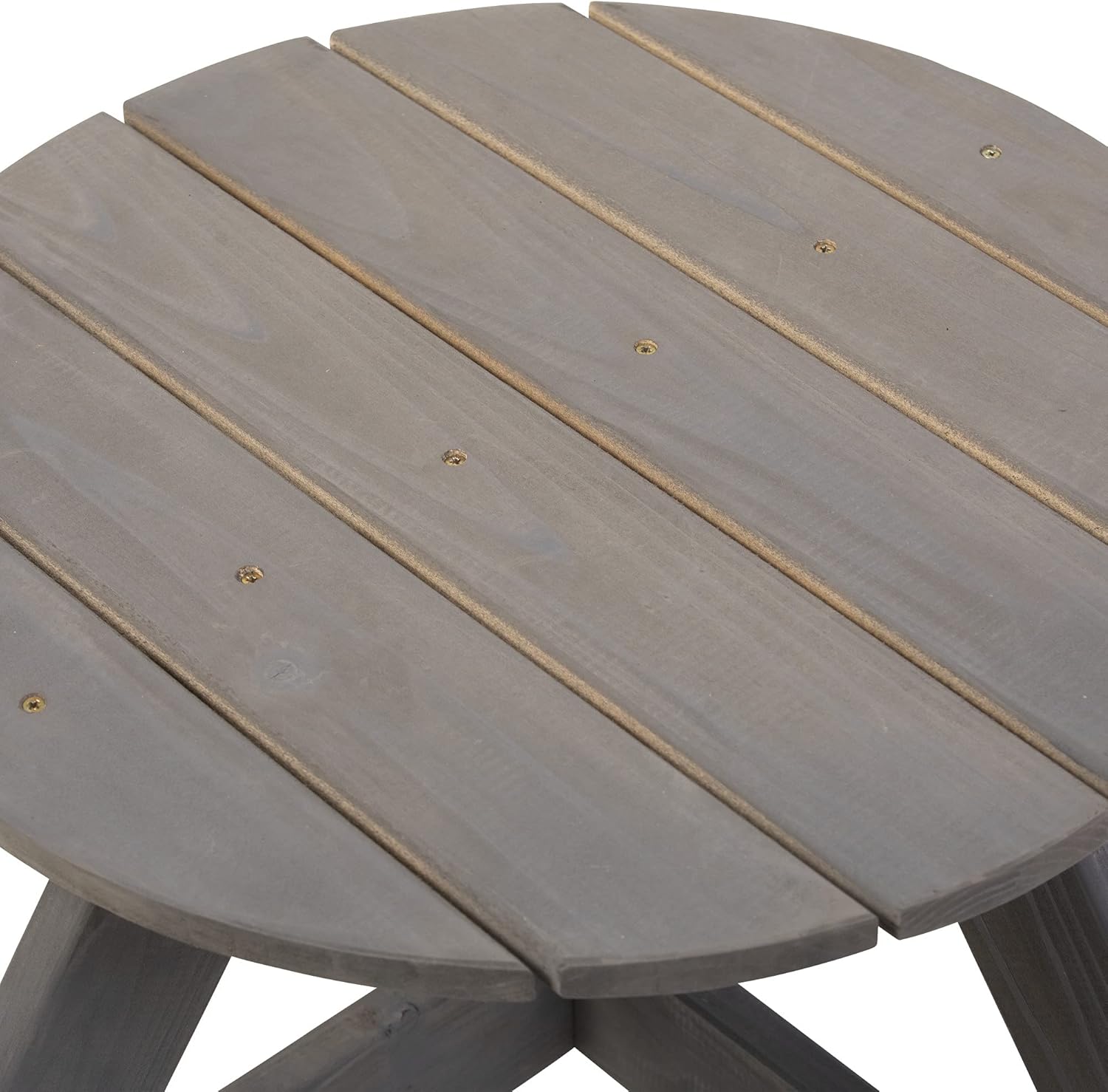 Jack and June PG504W Cedar Circular Picnic Table Outdoor Play