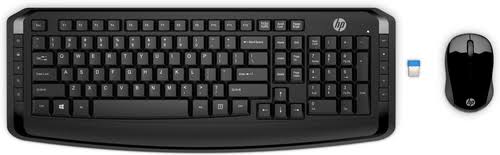 HP 300 Keyboard RF Wireless Black Hardware/Electronic