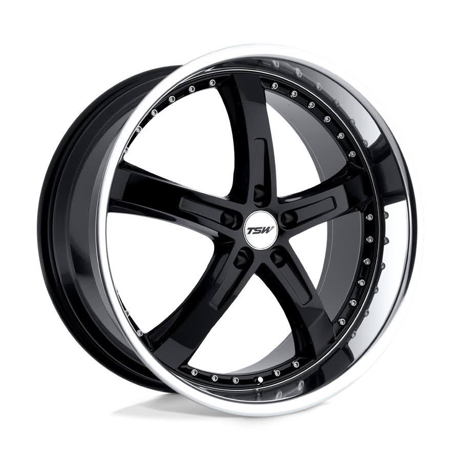TSW Jarama 19x8 5x110 +40mm Gloss Black Wheel Rim