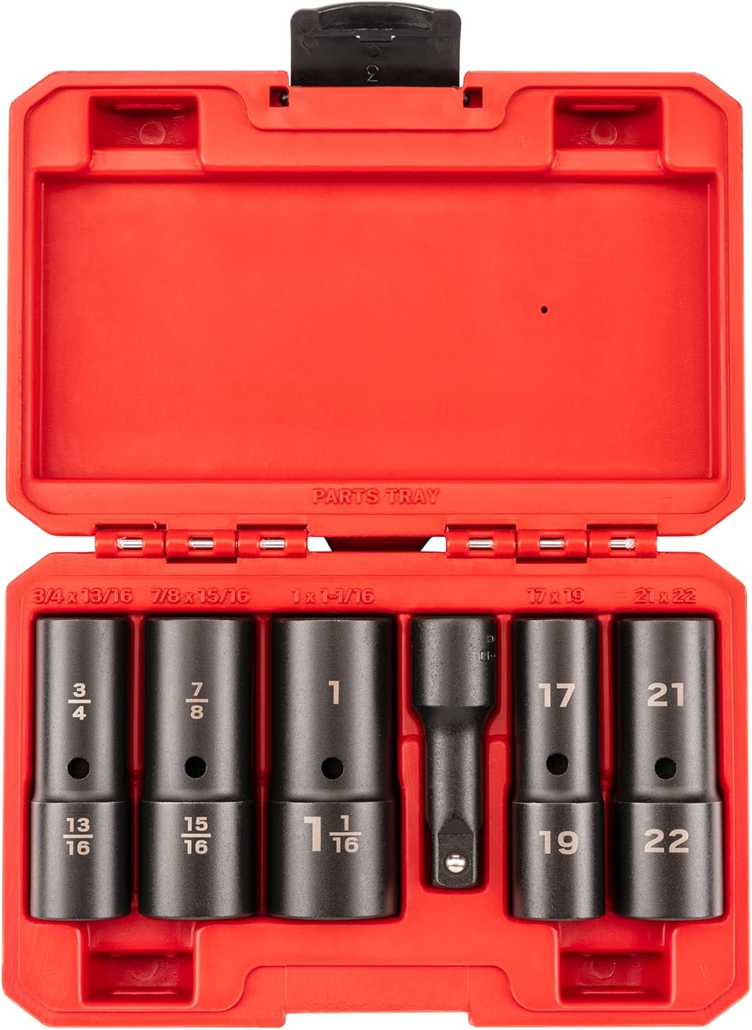 TEKTON 1/2 Inch Drive Thin Wall Impact Flip Socket Set (6-Piece) | SIF92400