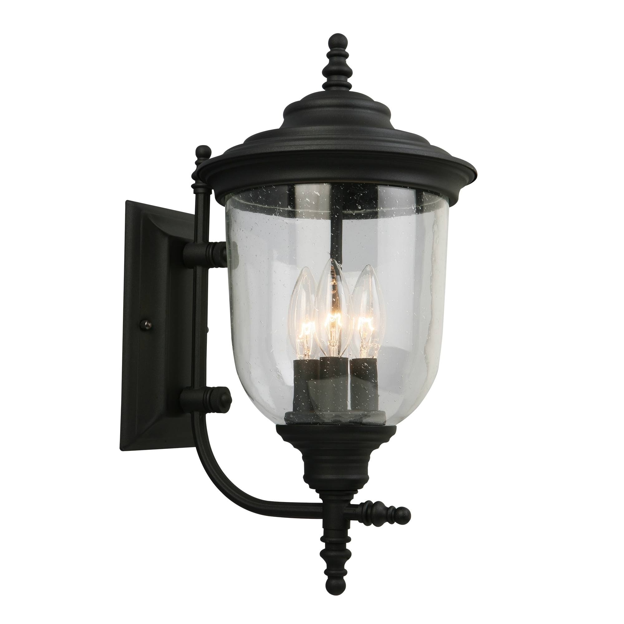 Eglo Lighting 202802A Outdoor Wall Light, Matte Black