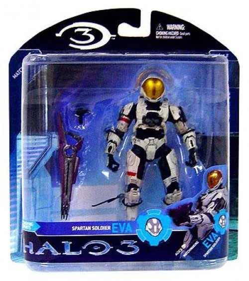 McFarlane Halo Series 2 Spartan Soldier Eva Action Figure [White]