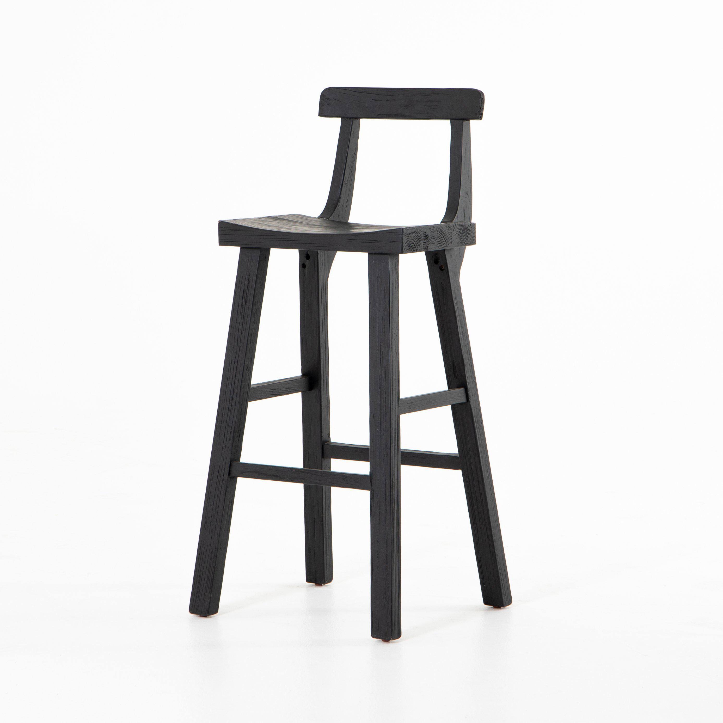 Four Hands Cassell Counter Stool, Black