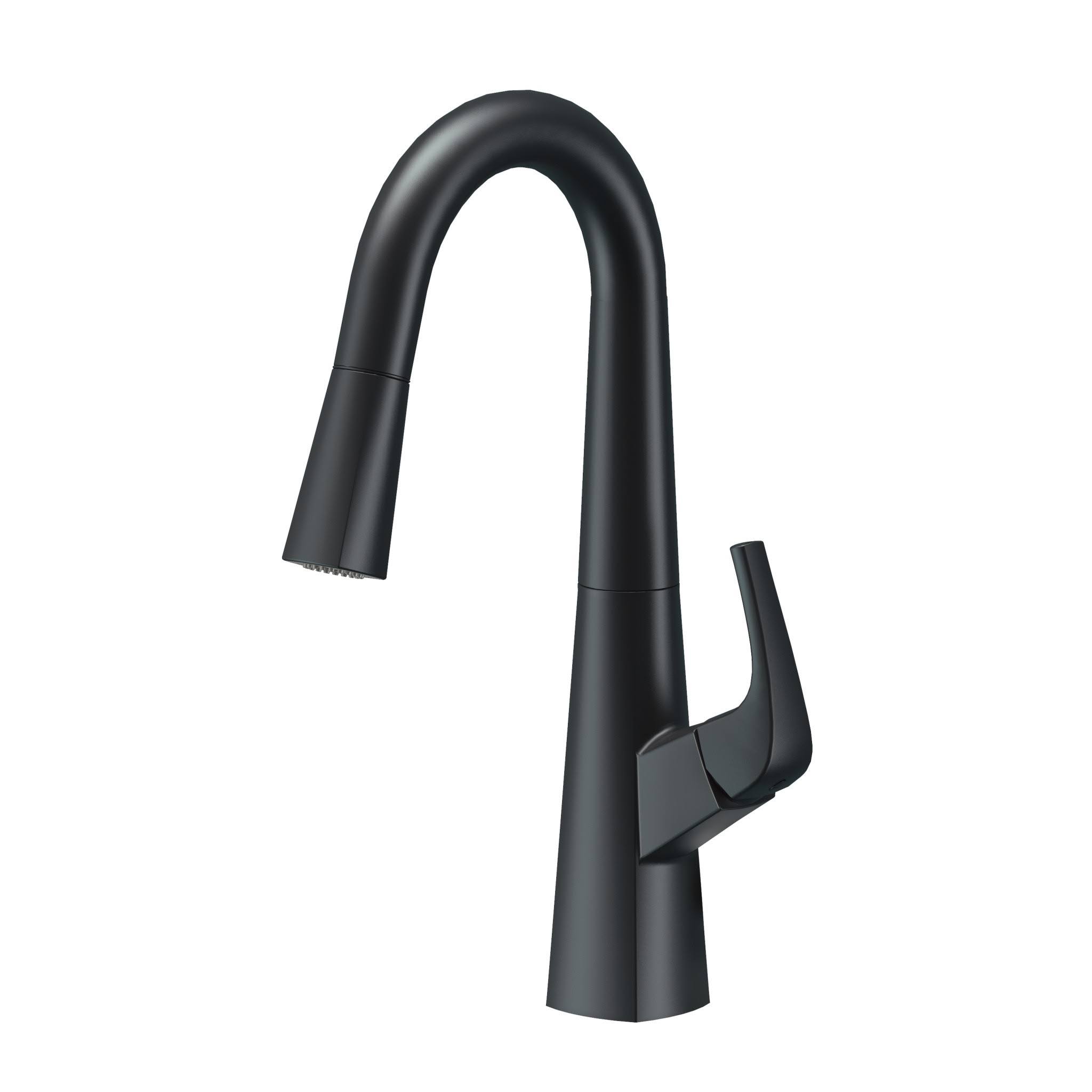 Danze Vaughn D150518BS Single Handle Bar Faucet - Satin Black