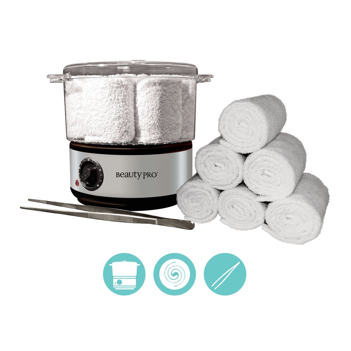 Beauty Pro Hot Towel Warmer - Steamer Kit NEW Pack of 2