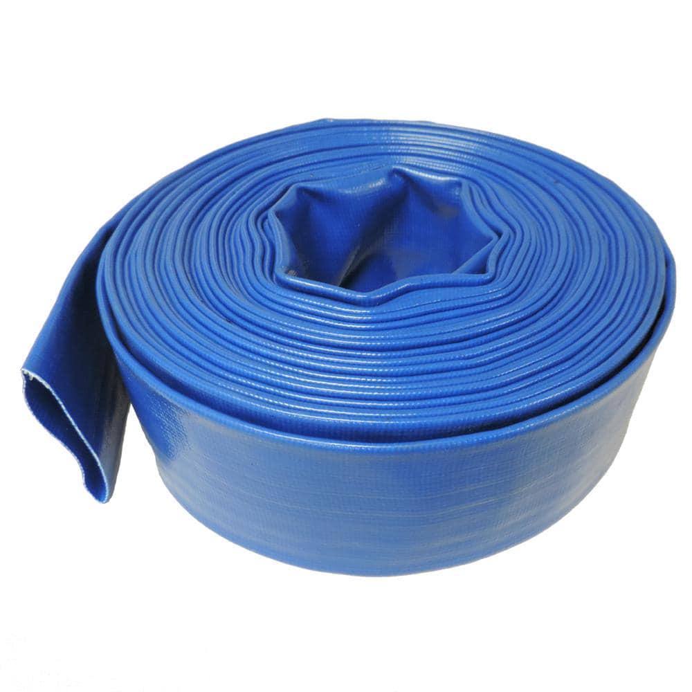 2x22 x 50& Heavy Duty Blue Swimming Pool Discharge and Backwash Hose