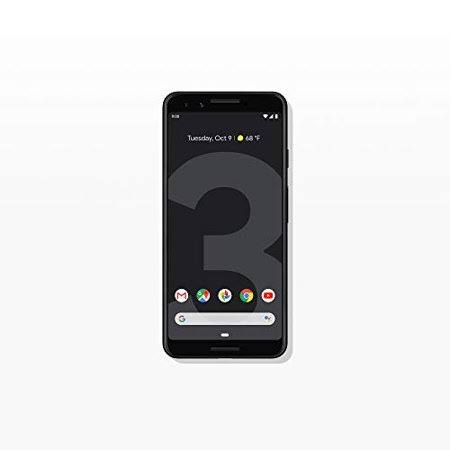 Google - Pixel 3 with 128GB Memory Cell Phone (Unlocked) - Just Black
