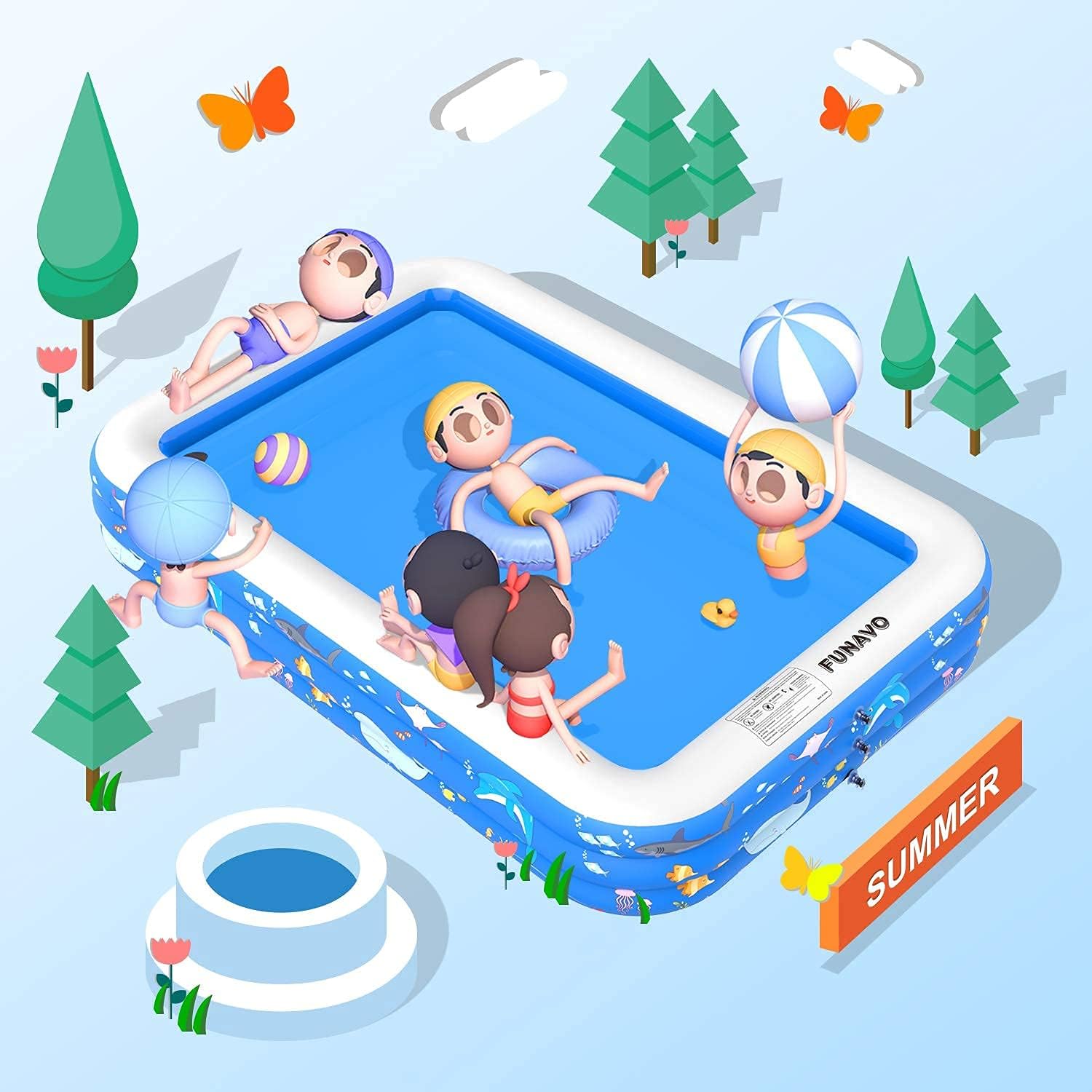 Inflatable Pool,100