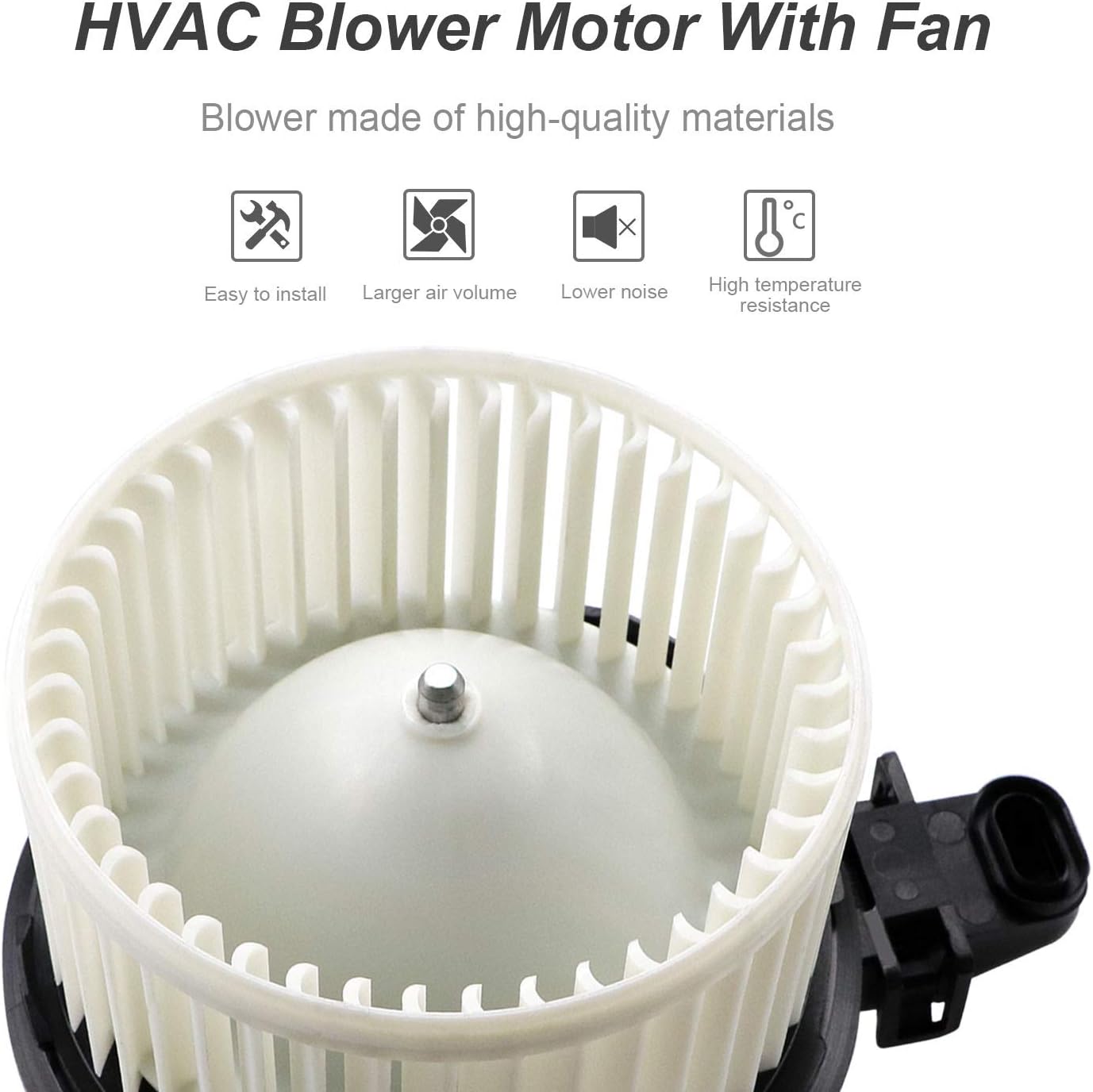 HVAC Blower Motor with Fan Cage Replaces 700223 7C3Z 19805 B Fit For 2008-2012 Ford Escape/ 2008-2010 Ford F250/F350 Super Duty/ 2008-2011 Mercury Mariner