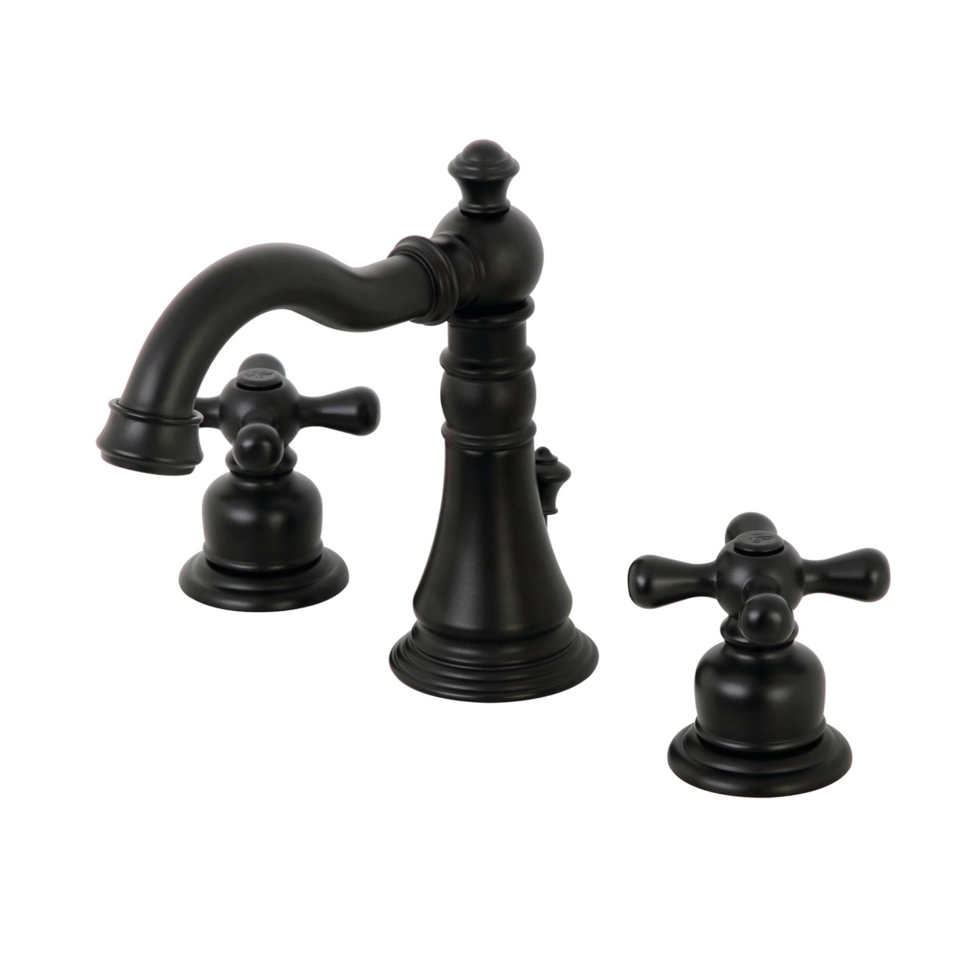 Kingston Brass FSC1970AX American Classic 8 in. Widespread Bathroom Faucet, Matte Black