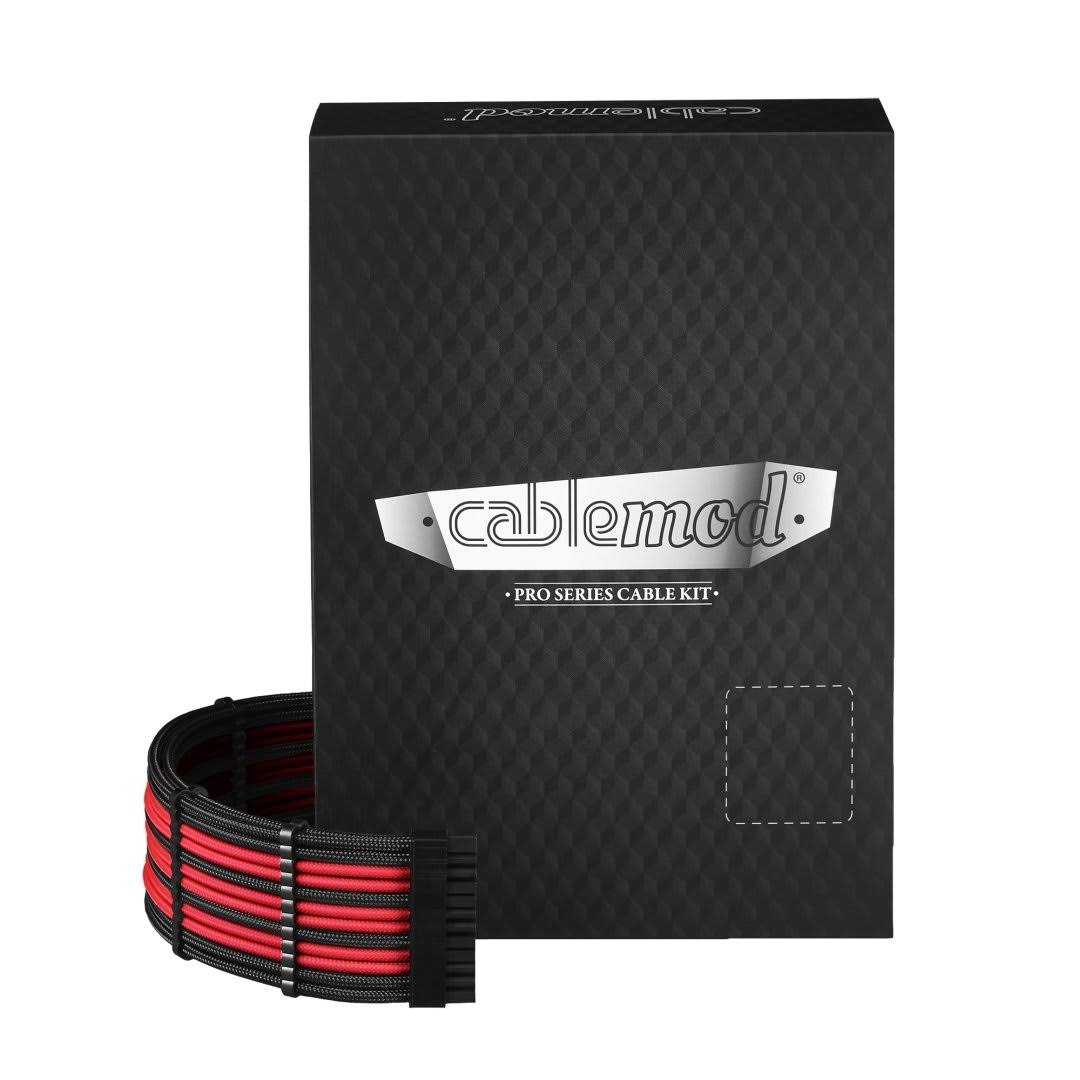 CableMod Pro ModMesh C-Series AXi, HXi u0026 RM Cable Kit (Black/Red)