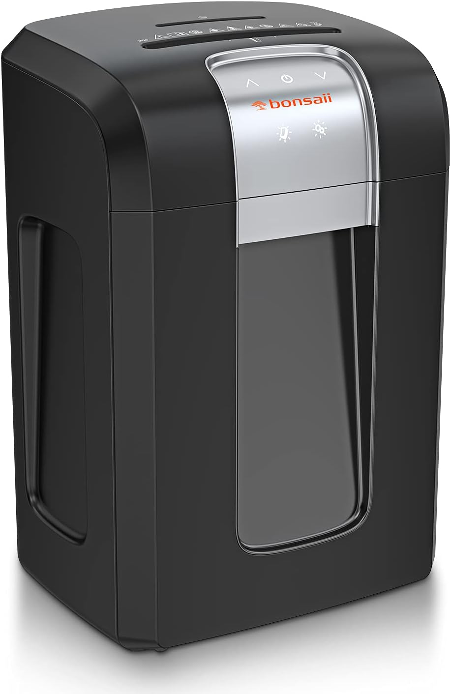 Bonsaii 240-Minute Heavy Duty Paper Shredder, 18-Sheet Cross-Cut for CDs/Credit Cards with Jam Proof System, 7.9 Gallons Pullout Wastebasket and 4 Casters, Black (3S30)