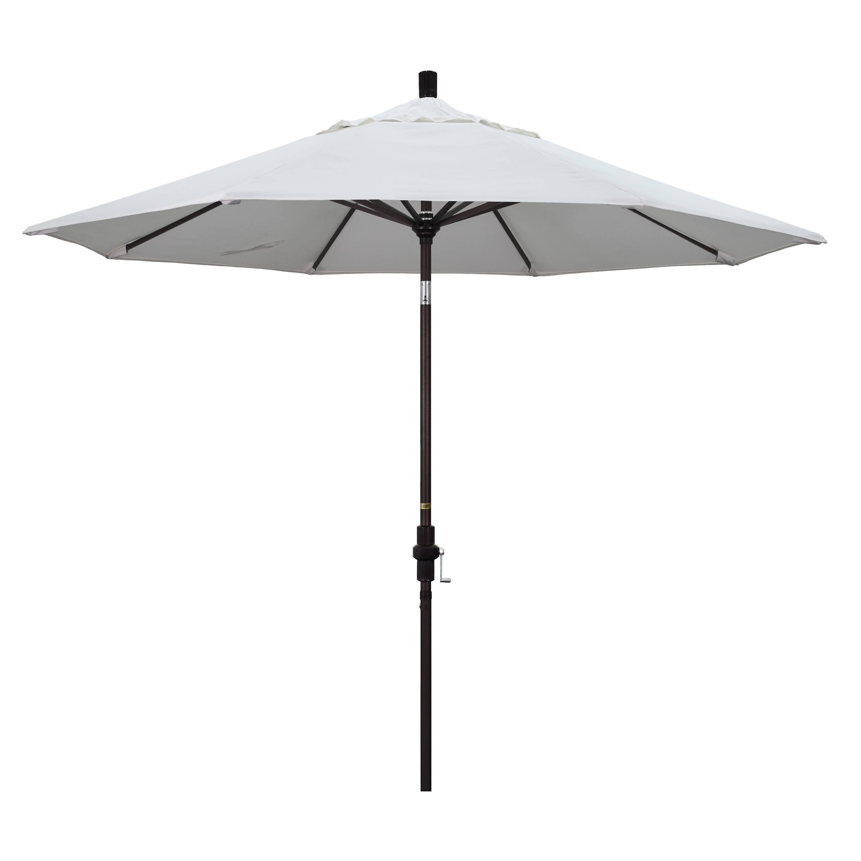 California Umbrella 9& Aluminum Market Umbrella Collar Tilt - Bronze/Pacifica/Natural