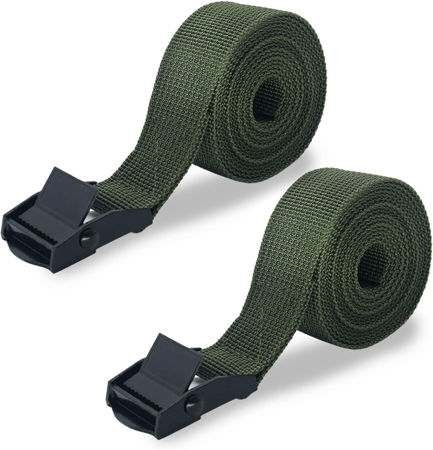 Trail Camera Straps, Upperosey Game Cam Mounting Strap with Long-Lasting Alloy Buckle, Nylon Fiber Strap for Wildlife Trial Camera Accessory, 25mm Width* 6 ft. Long, 2-Pack, Brown &hellip;