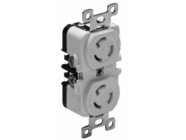 Marinco 4700CR Duplex Receptacle 15A/Yellow