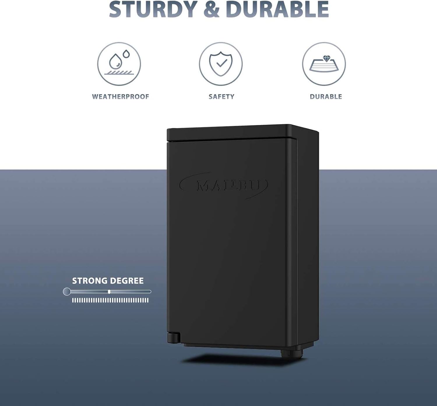 Malibu LED 200 Watt Low Voltage Transformer Power Pack with Digital Timer and Photo Eye