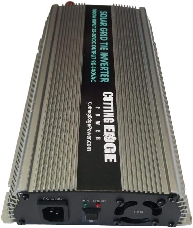 1000W Solar Pure Sine Wave Grid Tie Micro Inverter, 22-50V Input 90-140VAC Out