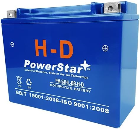 PowerStar Replaces HARLEY DAVIDSON FL FLH (Touring) 80-'96 Motorcycle Battery