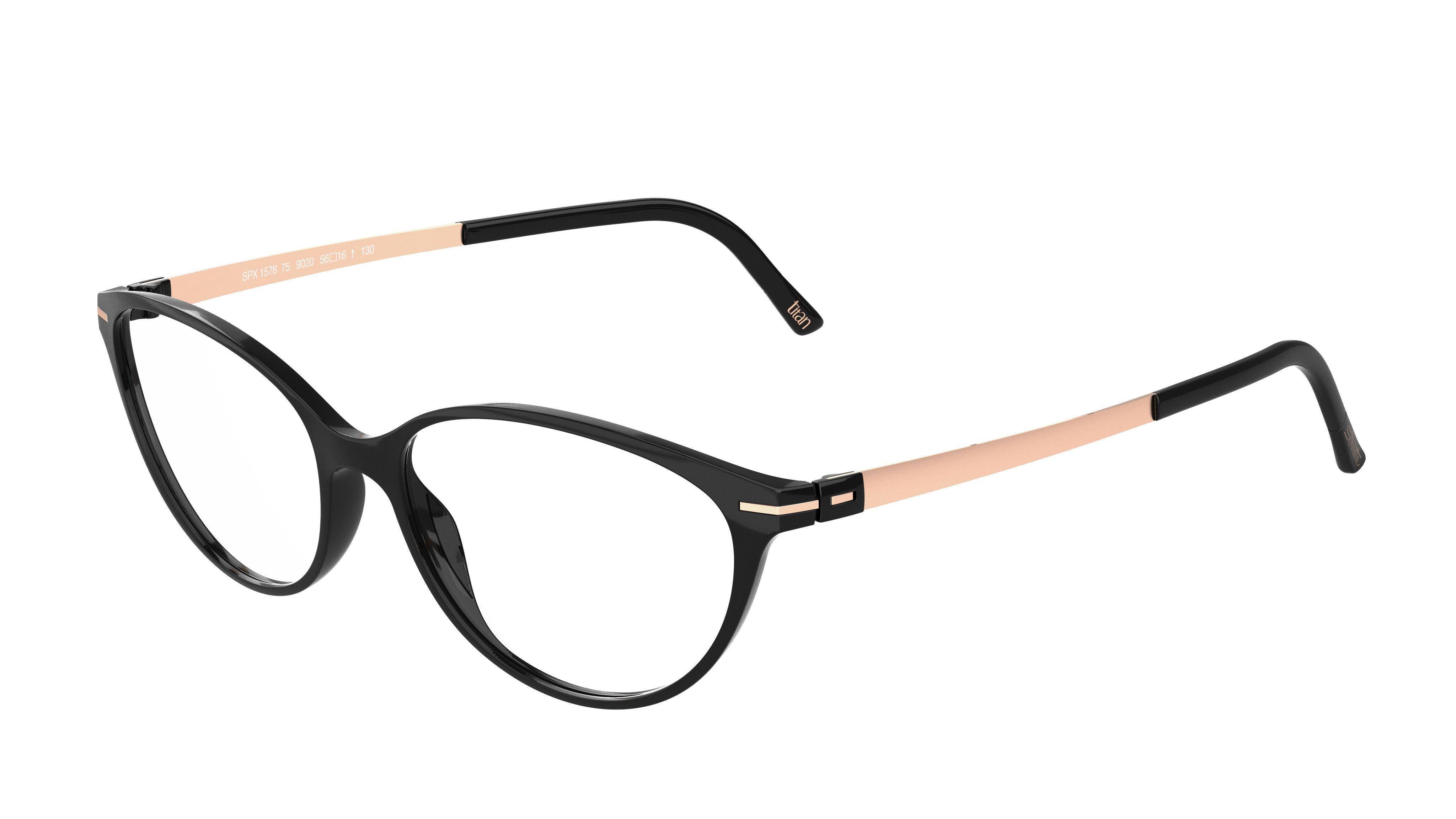 Silhouette-1578 Titan Accent-9020 Shiny Black