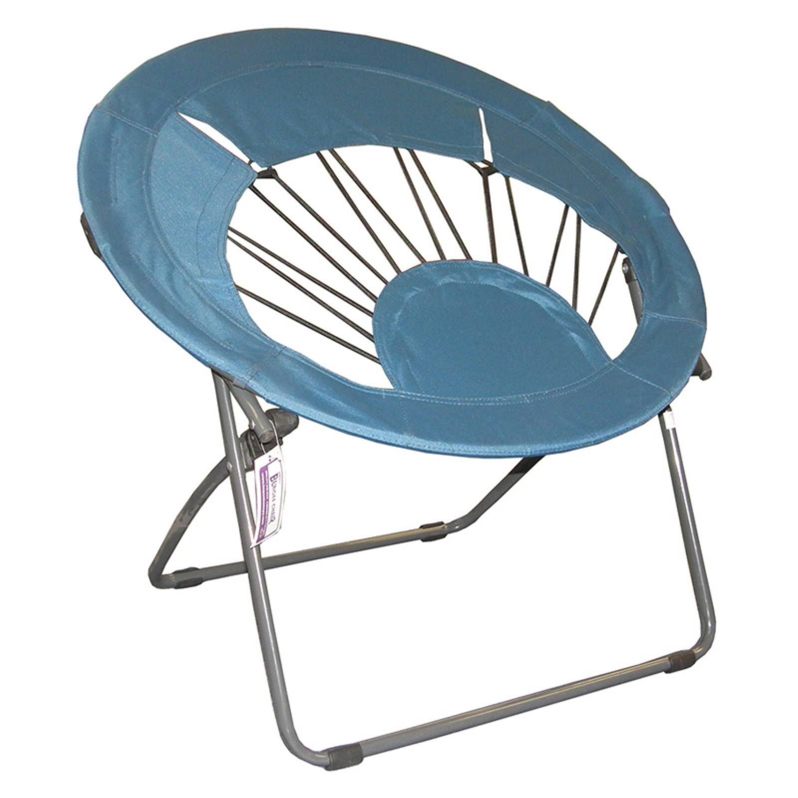 Impact Canopy Round Foldable Kids Bungee Chair, Blue