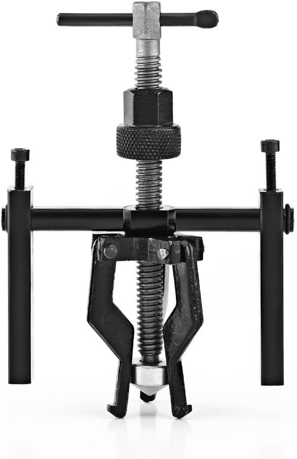 Qiilu Pilot Bearing Puller, 3 Jaw Bearing Puller Bushing Gear Extractor Wheel Bearing Puller Heavy Duty Automotive Machine Tool Kit for Car SUV 200mm Long