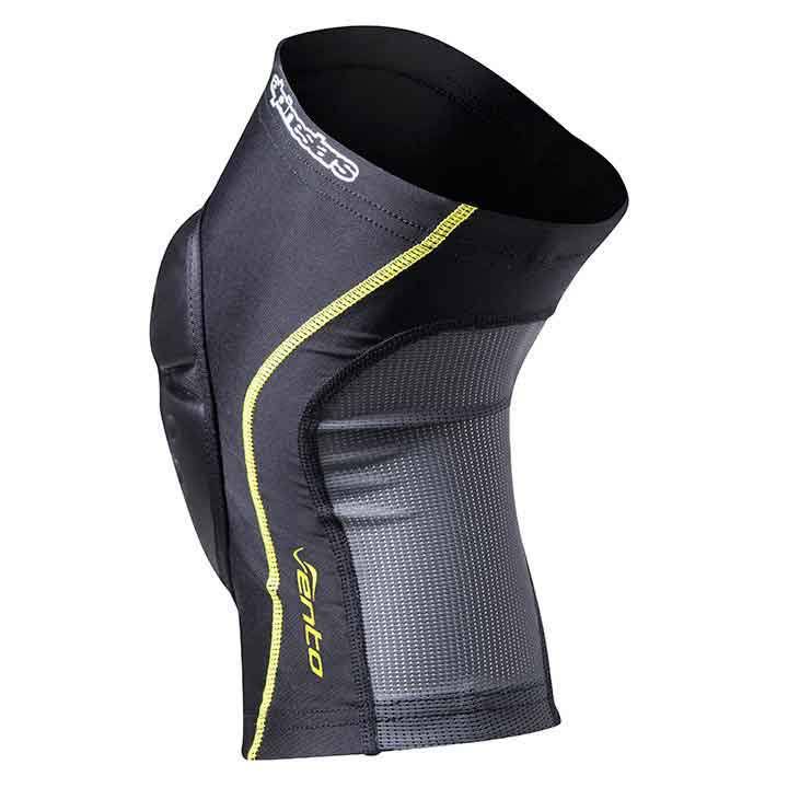 Alpinestars Vento Knee PROTECTOR, Black/Yellow - Large